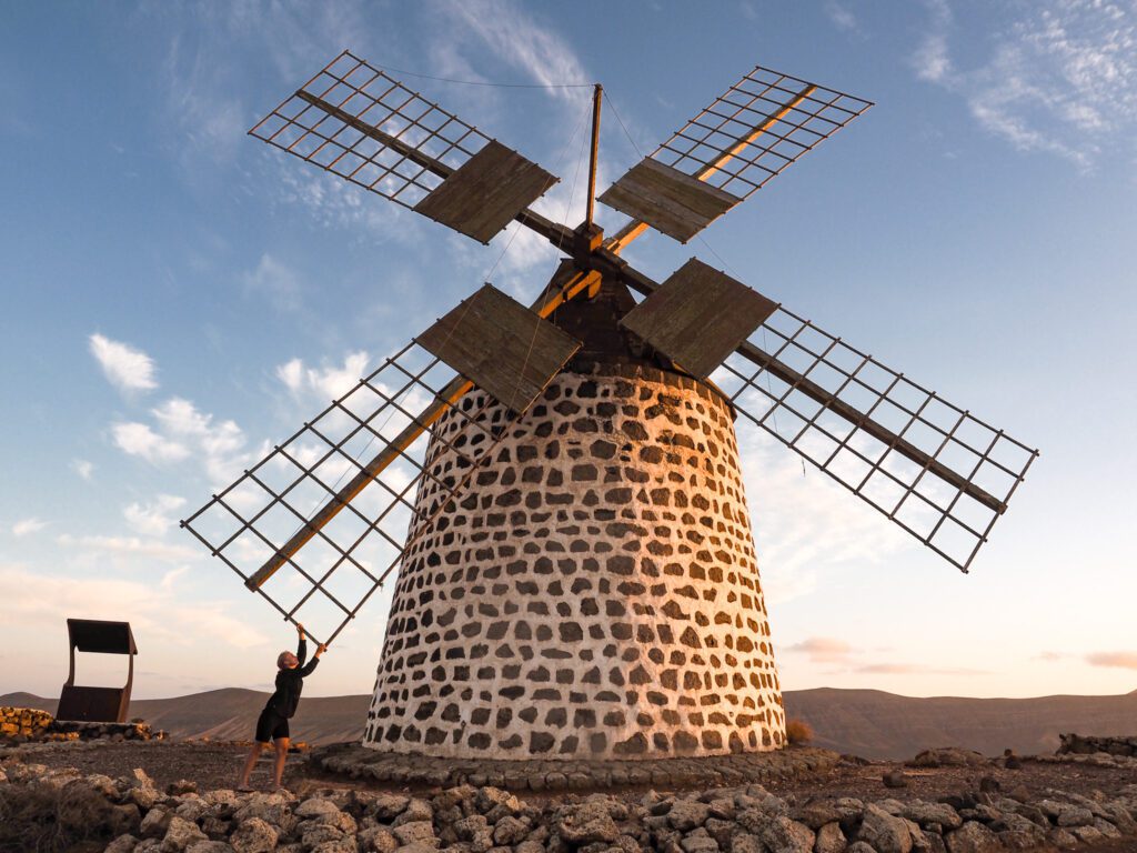 Fuerteventura słynie z wiatraków
