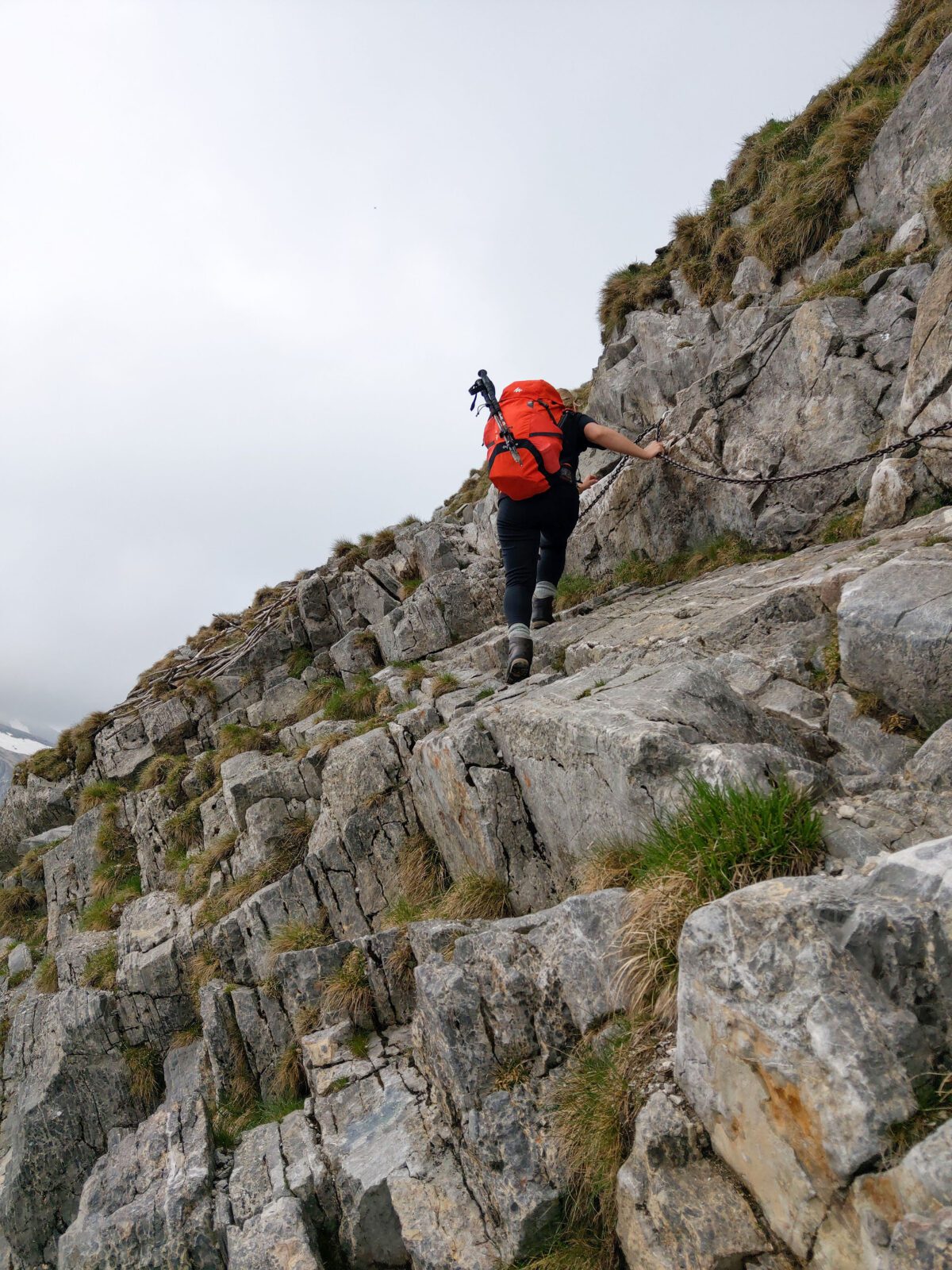 ostatnie metry na Giewont